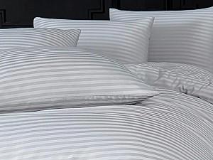 Albituri de pat Newhome Euro 2 Stripe Satin, gri