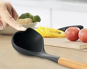 Set ustensile de bucatarie Ruhhy 21804 Black/Natural