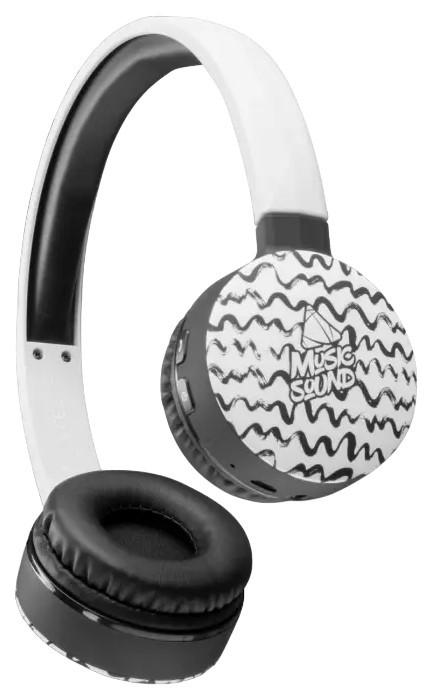 Casti CellularLine Music Sound Black/White