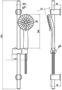 Set de duș Deante NBJ 05JK