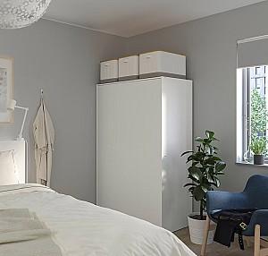 Dulap IKEA Dulap Ikea Kleppstad 3 usi 117x176 Alb