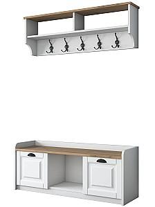 Antreu Mirage Meble P2/M1 White/Walnut