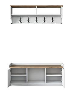 Antreu Mirage Meble P2/M1 White/Walnut