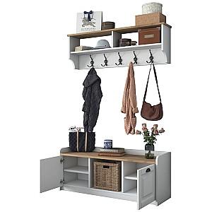 Antreu Mirage Meble P2/M1 White/Walnut
