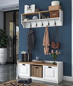 Antreu Mirage Meble P2/M1 White/Walnut