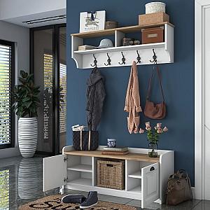 Antreu Mirage Meble P2/M1 White/Walnut