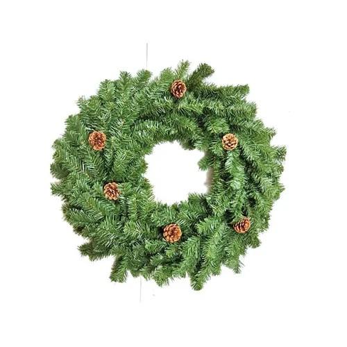 Ramura de brad Christmas cu conuri D60cm