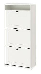 Dulap pentru incaltaminte IKEA Brusali 3 compartimente 61x130 (Alb)