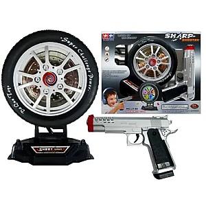Arma jucarie VLM cu laser+obiectiv iluminare muzica Sharp