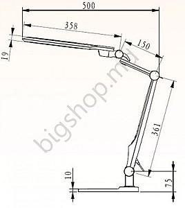 Lampa de masa Horoz 049-010-0010 Black