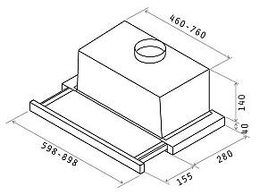 Hota Elica Elite 14 Lux WH/A/60