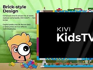 Televizor KIVI KidsTV, Full HD, Smart TV, 32 inch (81 cm), DLED, 1920x1080, Android TV, Wi-Fi