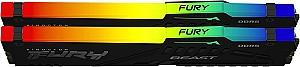 Memorie operativa RAM Kingston FURY Beast RGB 16GB DDR5-6000MHz (Kit of 2x8GB) (KF560C40BBAK2-16)