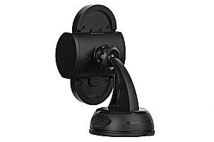 Suport auto pentru telefon 2E 2E-WCQ01-07 10W 3in1 Black