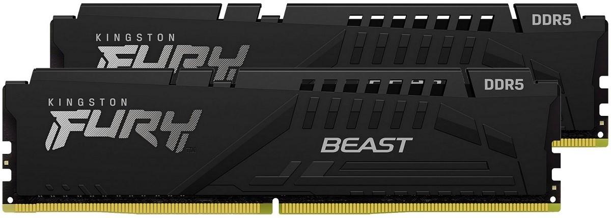 Memorie operativa RAM Kingston FURY Beast 16GB DDR5-6000MHz (Kit of 2x8GB) (KF560C40BBK2-16)