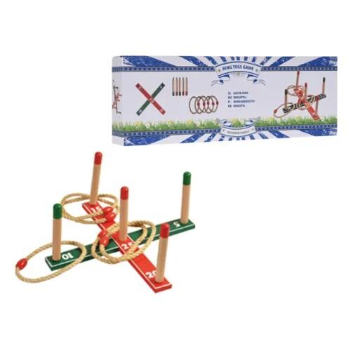 Set de jucarii Outdoor games Quots-arunca inelul (5 inele+tripada cu 5 mize)