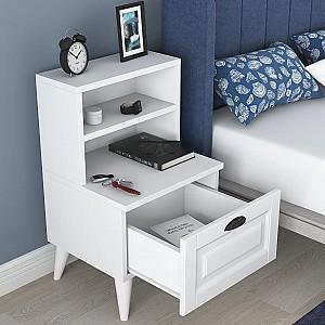 Noptiera Mirage Meble BD105 Alb