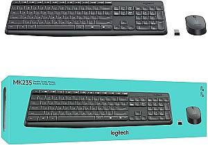 Set tastatura + Mouse Logitech Wireless Combo MK235