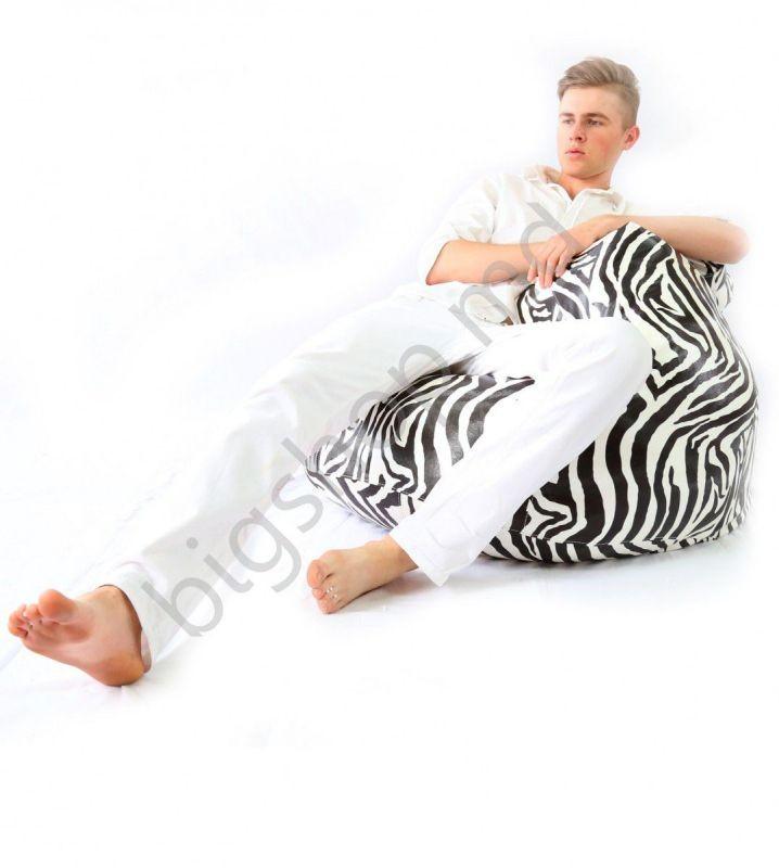 Fotoliu puf Because Royal Bean Bag - Zebra XL