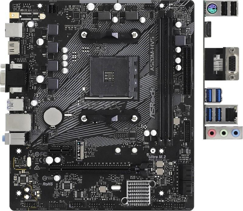 Placa de baza ASRock A520M-HVS