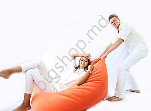 Fotoliu puf Because Triangle Bean Bag - Orange