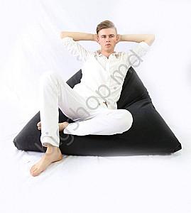 Fotoliu puf Because Triangle Bean Bag - Black