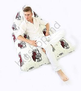 Fotoliu puf Because Triangle Bean Bag - Cars