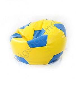 Fotoliu puf Because Ball Bean Bag - Yellow/Blue