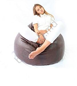 Fotoliu puf Because Crocodile Bean Bag - Maro XXL