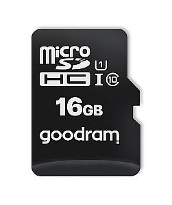 Card memorie Goodram micro SDHC Class10 16GB + SD adapter (M1AA-0160R12)