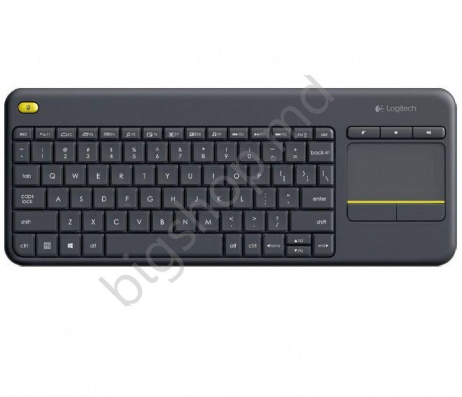 Tastatura Logitech Wireless K400 Plus Multi-Device Black