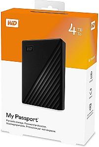 Hard disk extern WESTERN DIGITAL My Passport 2.5" External HDD 4.0TB (WDBPKJ0040BBK-WESN)