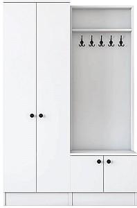 Antreu Mirage Meble P6/M11 rafturi Alb