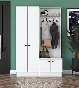 Antreu Mirage Meble P6/M11 rafturi Alb
