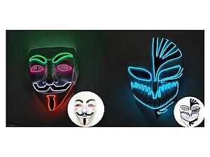 Cadou de halloween Halloween Masca de Halloween LED 16X24cm