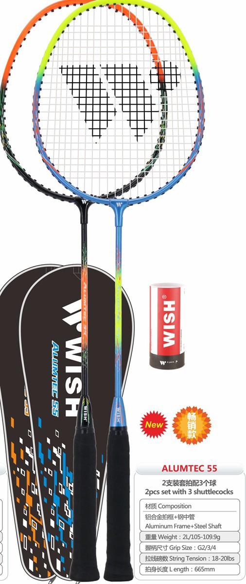 Racheta de badminton WISH Alumtec A55K2