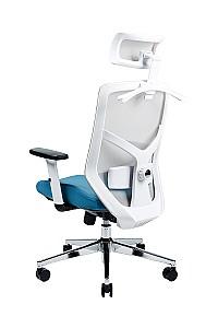 Fotoliu de birou CUSTÓ Nitra Gri/Albastru