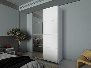 Dulap-cupe Yasen Smart Zegna ST120 Alb Platina