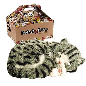 Jucarie interactiva Perfect Petzzz Pisicuța tabby gri