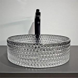 Lavoar baie SanDonna ST-GL10D Transparent/Negru