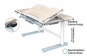 Masă de scris pentru copii Flat Upgrade Kids Pink