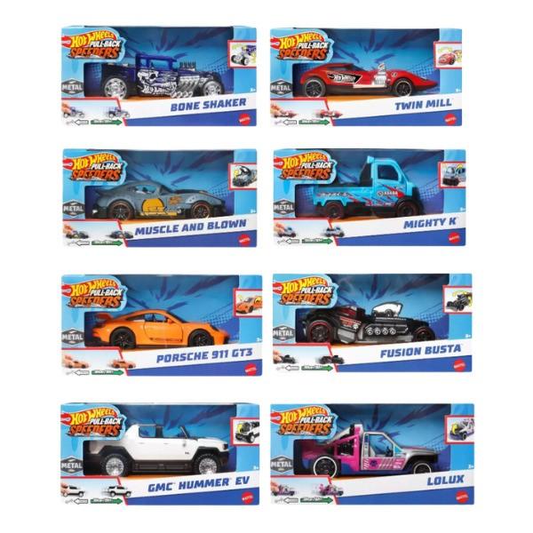 Masina jucarie Hot Wheels Pull-Back Speeders HPR70