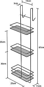 Raft pentru baie TEKNOTEL Black LM066