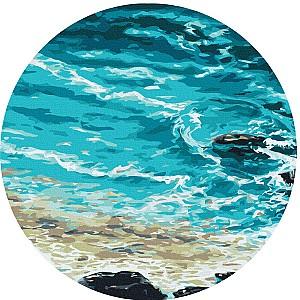 Tablou pe numere BrushMe Ocean D 30 сm (fără cutie) RC00052FC