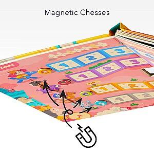 Joc de masa Mideer Carte portabilă cu jocuri de societate „Aventuri la muzeu”, 6 în 1 (MD3360)