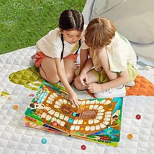 Joc de masa Mideer Carte portabilă cu jocuri de societate „Aventuri la muzeu”, 6 în 1 (MD3360)