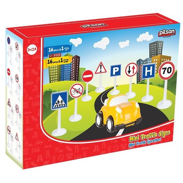 Set de jucarii Pilsan „Indicatoare rutiere mini” 03273