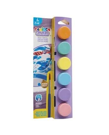 Guas CARIOCA Pastel 6 culX25 ml + pensulă