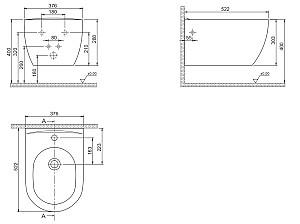 Bideu CeraStyle City White Mat