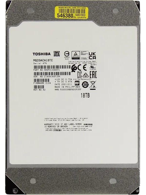 HDD Toshiba MG09 18TB (MG09ACA18TE)